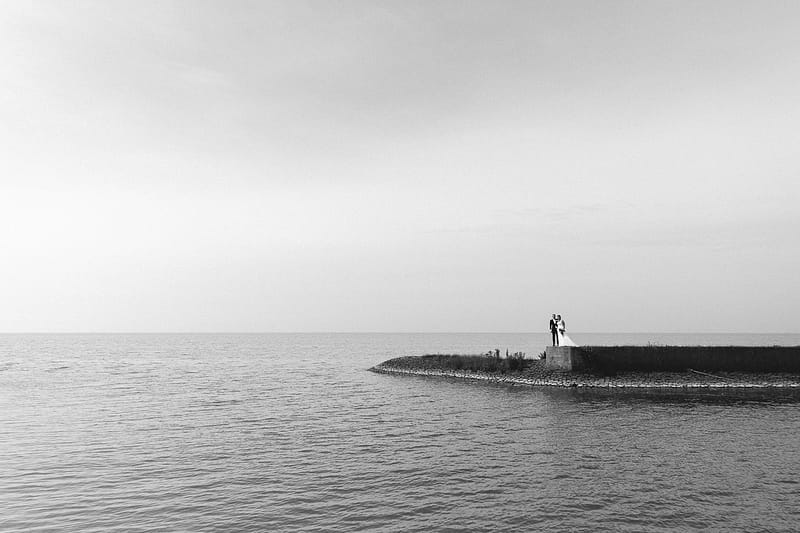 IJsselmeer bruidspaar