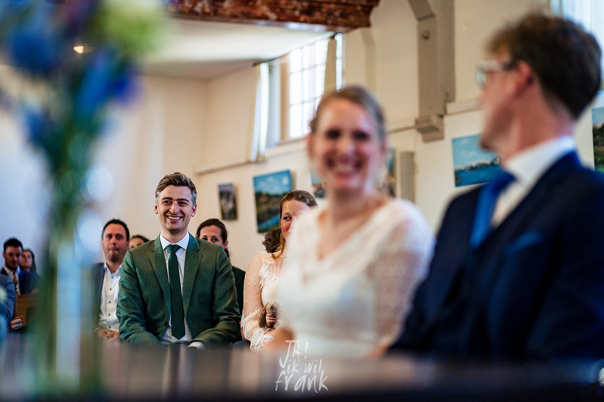 trouwen in het kerkje in West Terschelling